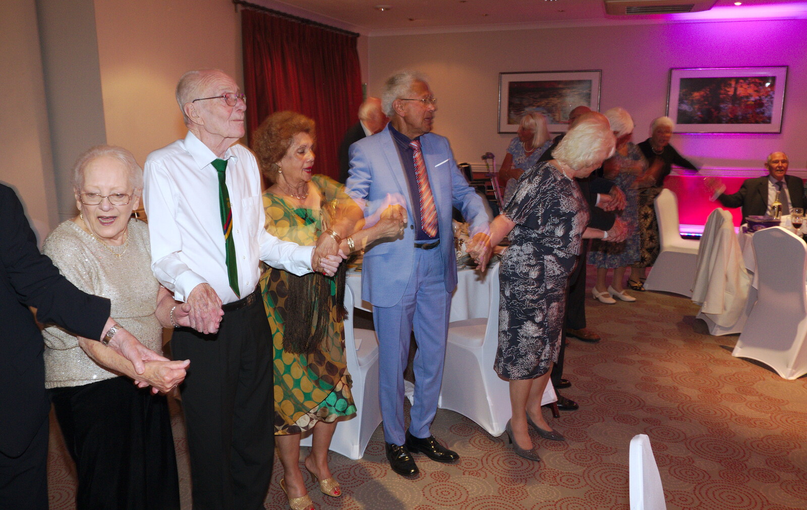 Grandad joins in from Kenilworth Castle and the 69th Entry Reunion Dinner, Stratford, Warwickshire - 14th September 2019