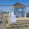 The shelter will be finished by winter, A Trip to the South Coast, Highcliffe, Dorset - 20th September 2019