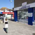 Fred outside the Highcliffe Laundrette, A Trip to the South Coast, Highcliffe, Dorset - 20th September 2019