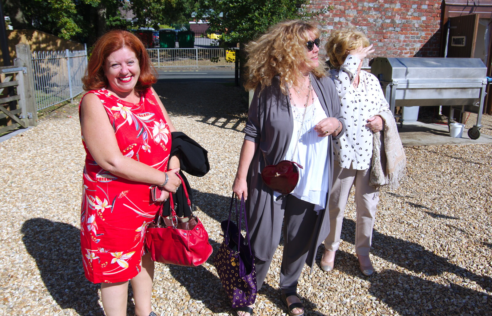Mandy, Cathy and Josephine from Neil and Martina's Wedding, The Three Tuns, Bransgore, Dorset - 20th September 2019