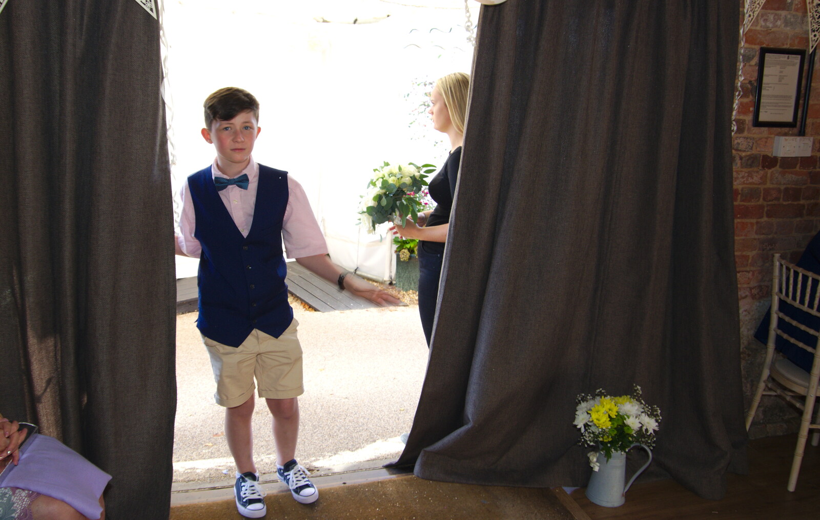 David - the ring-bearer from Neil and Martina's Wedding, The Three Tuns, Bransgore, Dorset - 20th September 2019