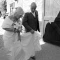 Martina walks in, Neil and Martina's Wedding, The Three Tuns, Bransgore, Dorset - 20th September 2019
