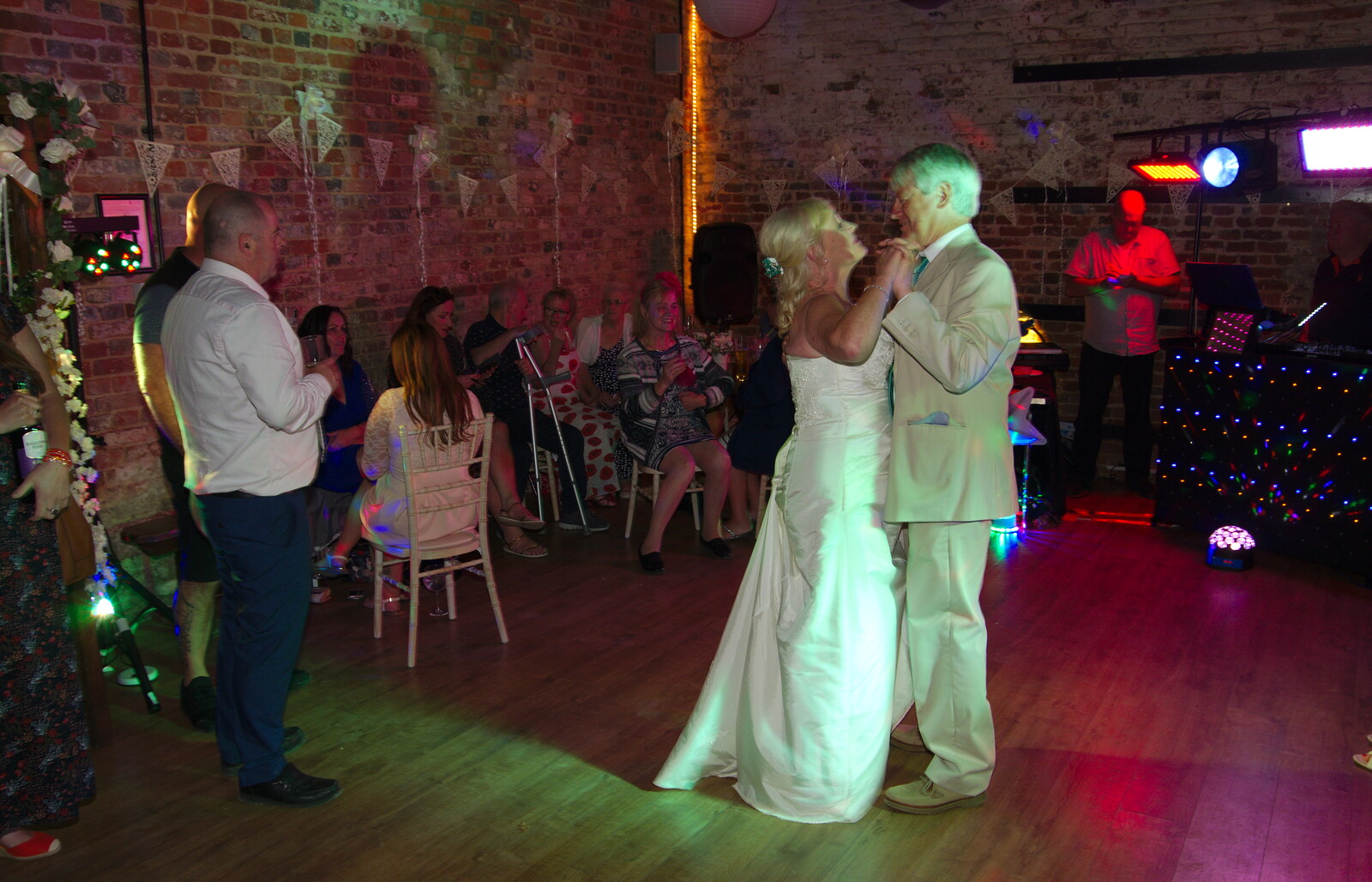 The first dance from Neil and Martina's Wedding, The Three Tuns, Bransgore, Dorset - 20th September 2019