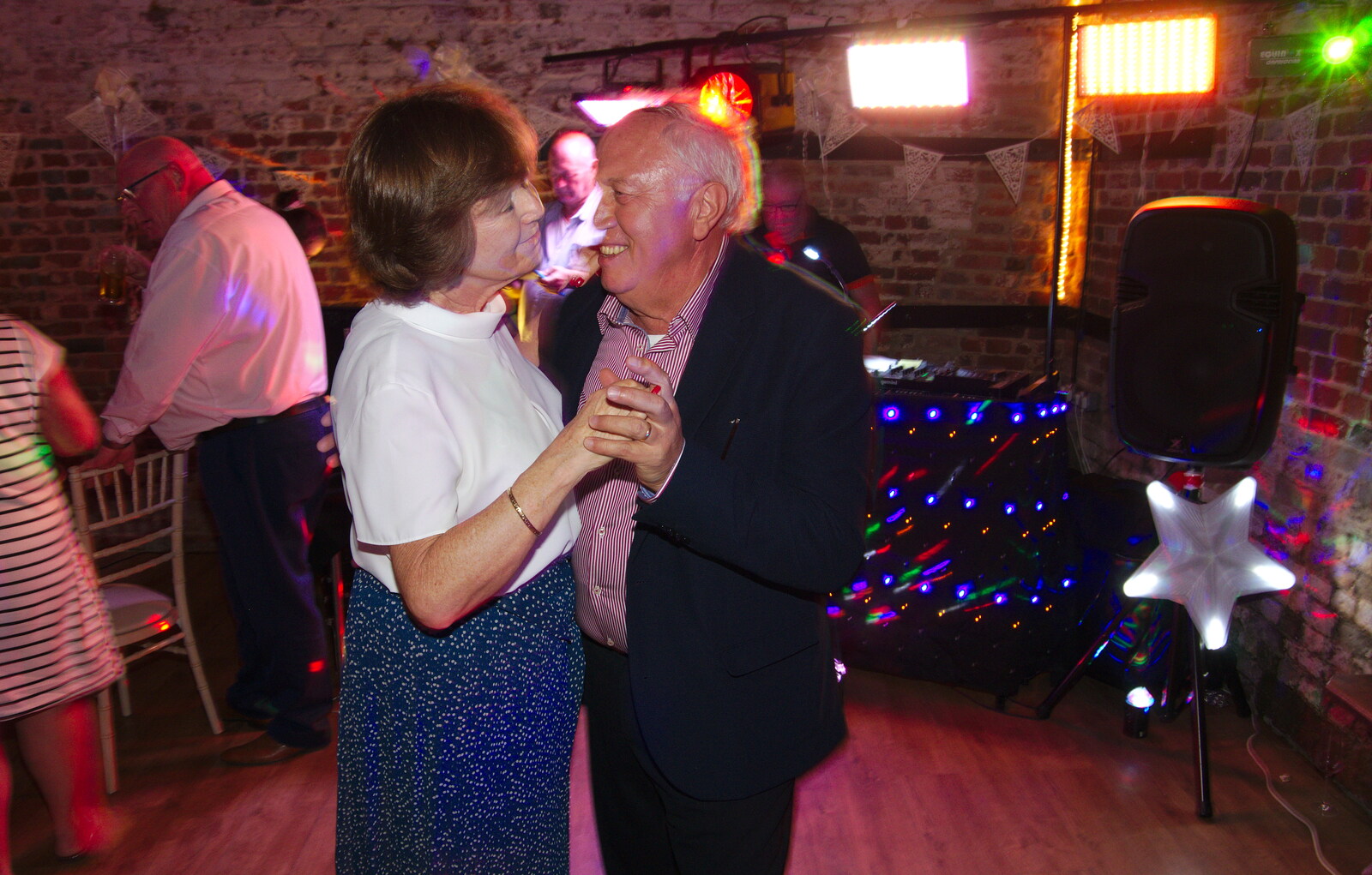 Judith and Bruno have a dance from Neil and Martina's Wedding, The Three Tuns, Bransgore, Dorset - 20th September 2019