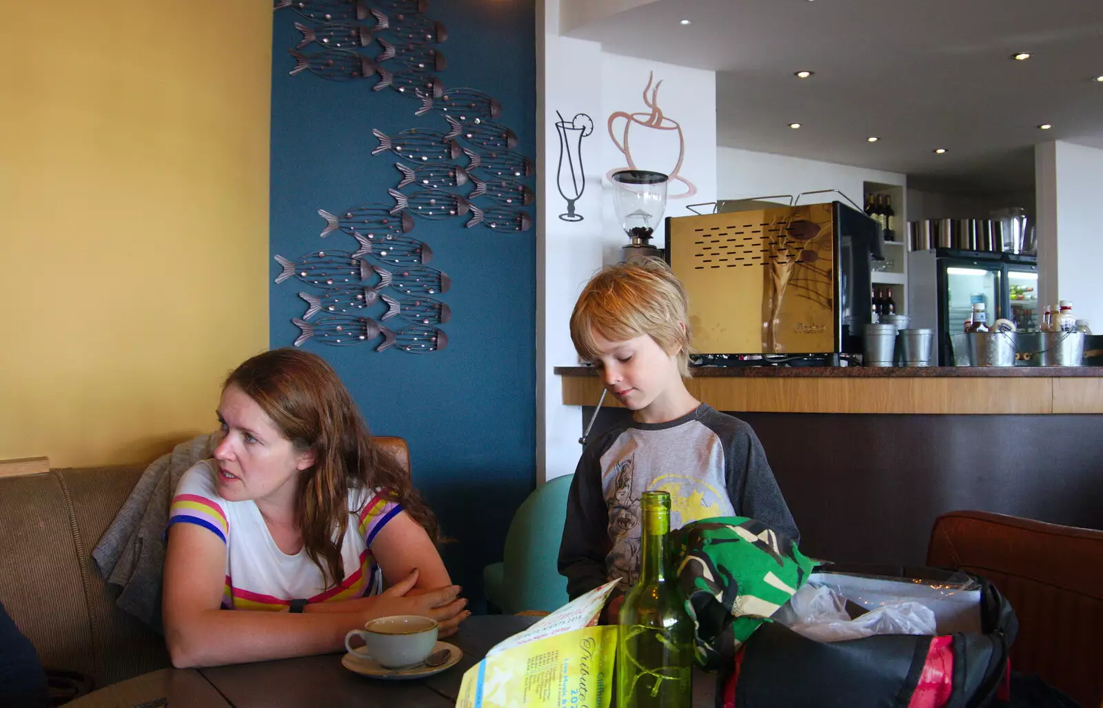 Isobel and Harry, from A Day with Sean and Michelle, Walkford, Dorset - 21st September 2019