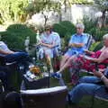 In the garden with the Geneva massive, A Day with Sean and Michelle, Walkford, Dorset - 21st September 2019