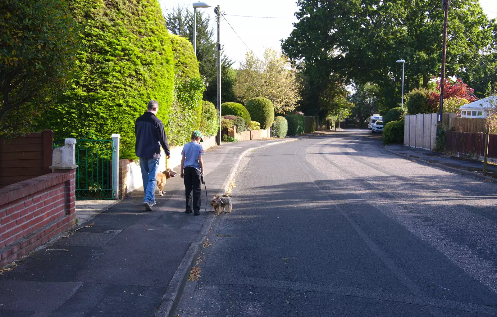 We take the dogs for a walk through Walkford, from A Day with Sean and Michelle, Walkford, Dorset - 21st September 2019