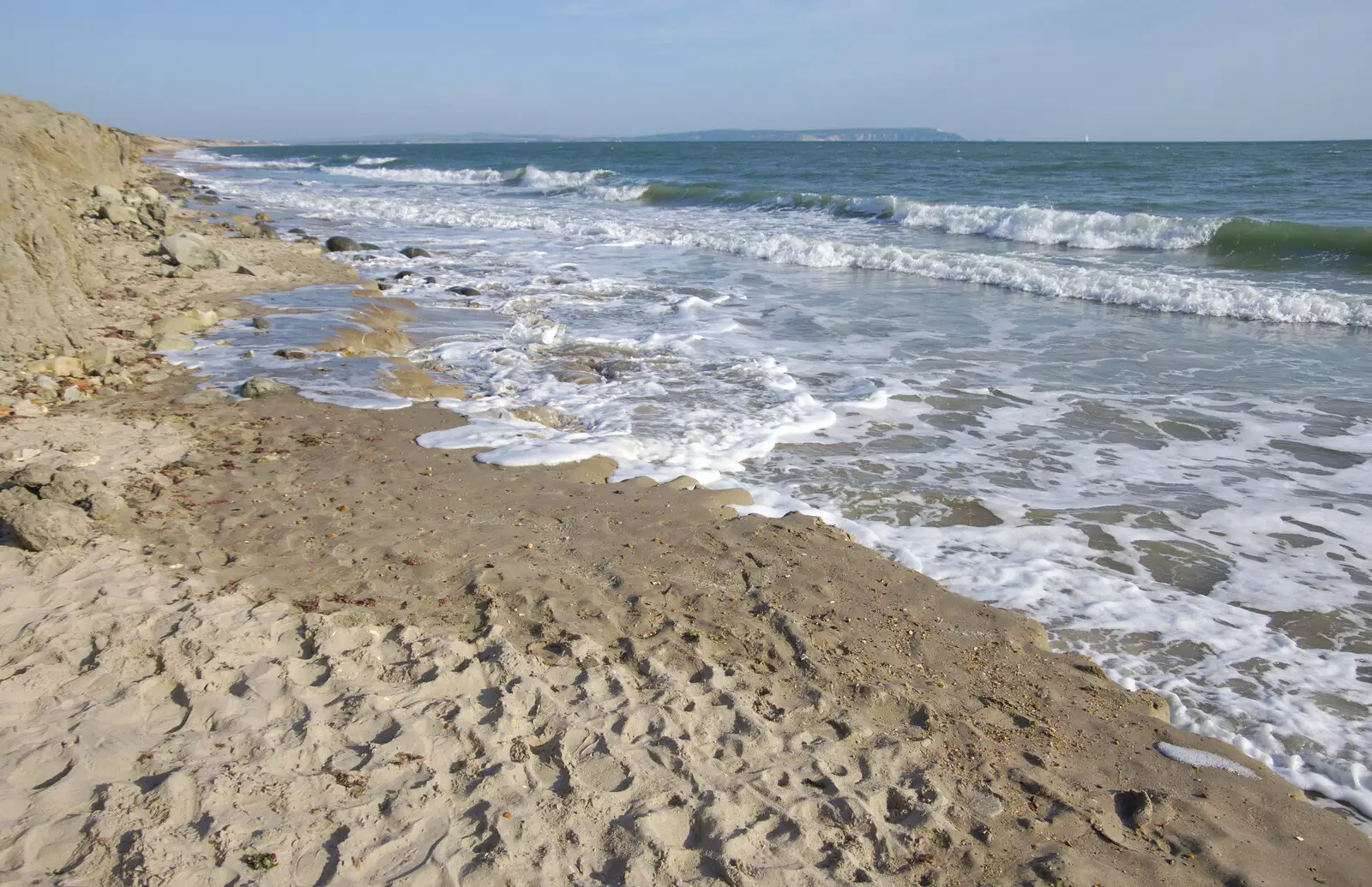 The tide rolls in, from A Day with Sean and Michelle, Walkford, Dorset - 21st September 2019