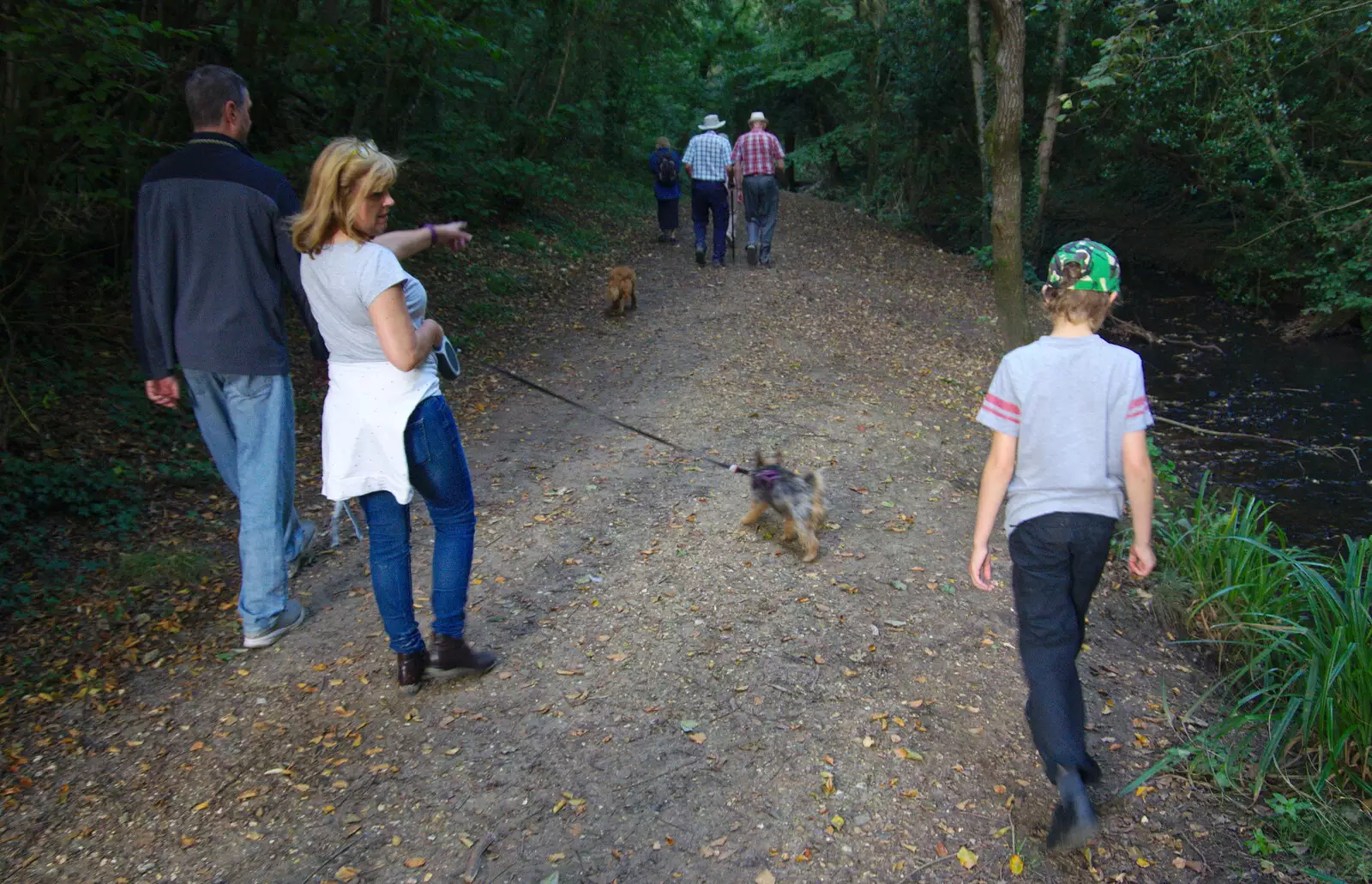 On the Chewton Bunny path, from A Day with Sean and Michelle, Walkford, Dorset - 21st September 2019