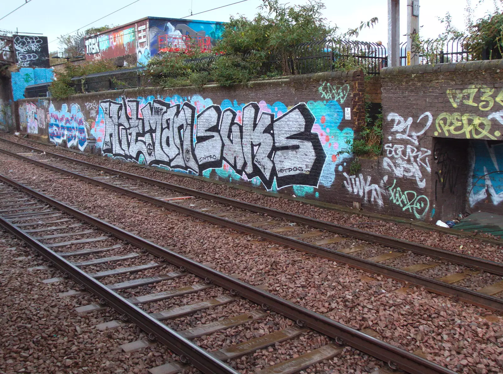 A new Hitman Suks tag by Hotdog, from Fred's Birthday and a GSB Duck-Race Miscellany, Brome, Eye and London - 28th September 2019