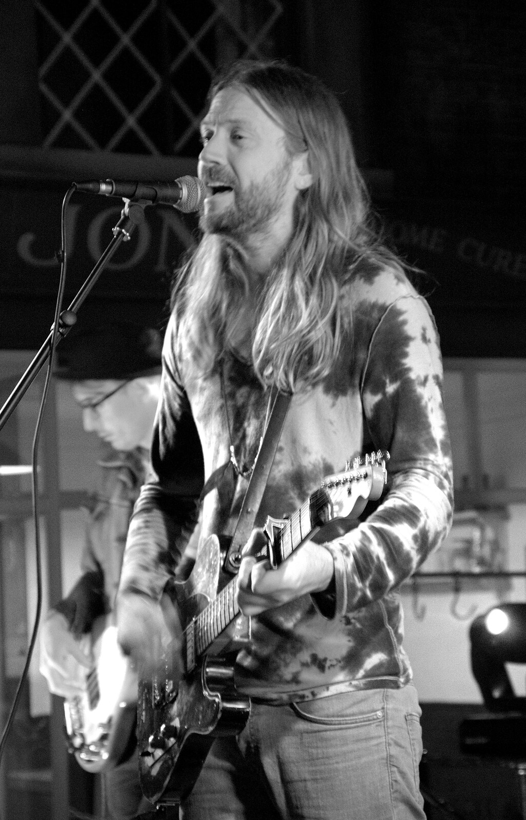 Jason on guitar from The Bressingham Band Night, Bressingham Steam Museum, Norfolk - 5th October 2019