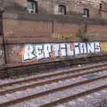 Reptilians graffiti, The Extinction Rebellion Protest, Westminster, London - 9th October 2019