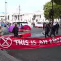 Another banner on Northumberland Avenue, The Extinction Rebellion Protest, Westminster, London - 9th October 2019