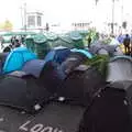 Tent City in Trafalgar Square, The Extinction Rebellion Protest, Westminster, London - 9th October 2019