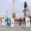 Someone's hung their washing out to dry, The Extinction Rebellion Protest, Westminster, London - 9th October 2019