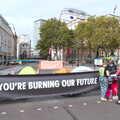 You're burning our future, The Extinction Rebellion Protest, Westminster, London - 9th October 2019