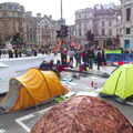 More tents in Trafalgar Square, The Extinction Rebellion Protest, Westminster, London - 9th October 2019