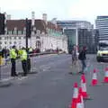 Westminster Bridge is certainly quieter than usual, The Extinction Rebellion Protest, Westminster, London - 9th October 2019