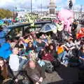 On the second day, there's a sit-in going on, The Extinction Rebellion Protest, Westminster, London - 9th October 2019