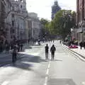 Whitehall is very quiet, The Extinction Rebellion Protest, Westminster, London - 9th October 2019