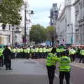 There's a much heavier police presence this time, The Extinction Rebellion Protest, Westminster, London - 9th October 2019