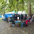 There's a camping vibe in St. James's Park, The Extinction Rebellion Protest, Westminster, London - 9th October 2019