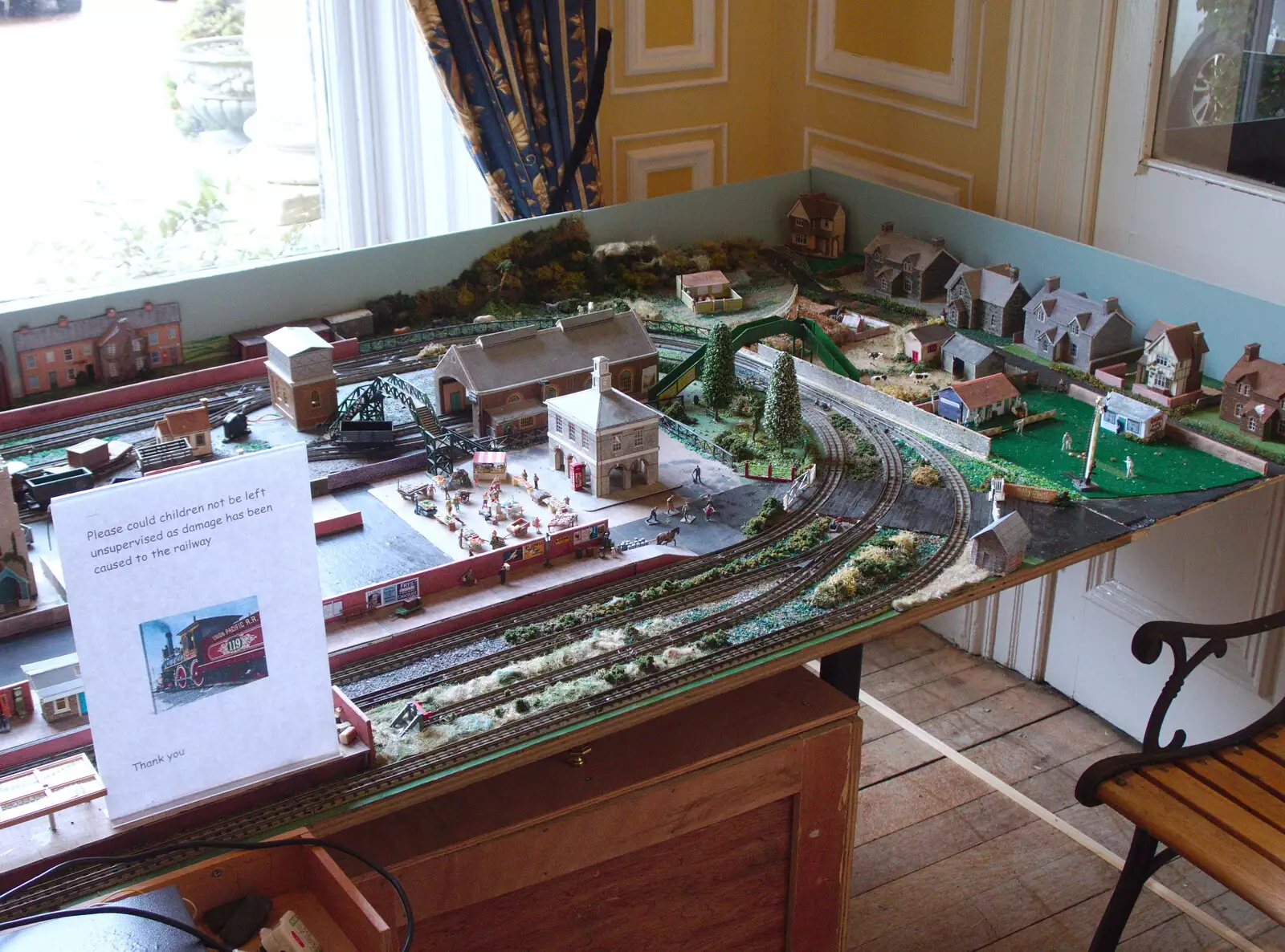 The other end of the model railway, from The GSB at Stowlangtoft, Beavers, and More XR Rebellions, Suffolk, Norfolk and London - 16th October 2019