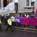 The police march in to contain the protest, The GSB at Stowlangtoft, Beavers, and More XR Rebellions, Suffolk, Norfolk and London - 16th October 2019