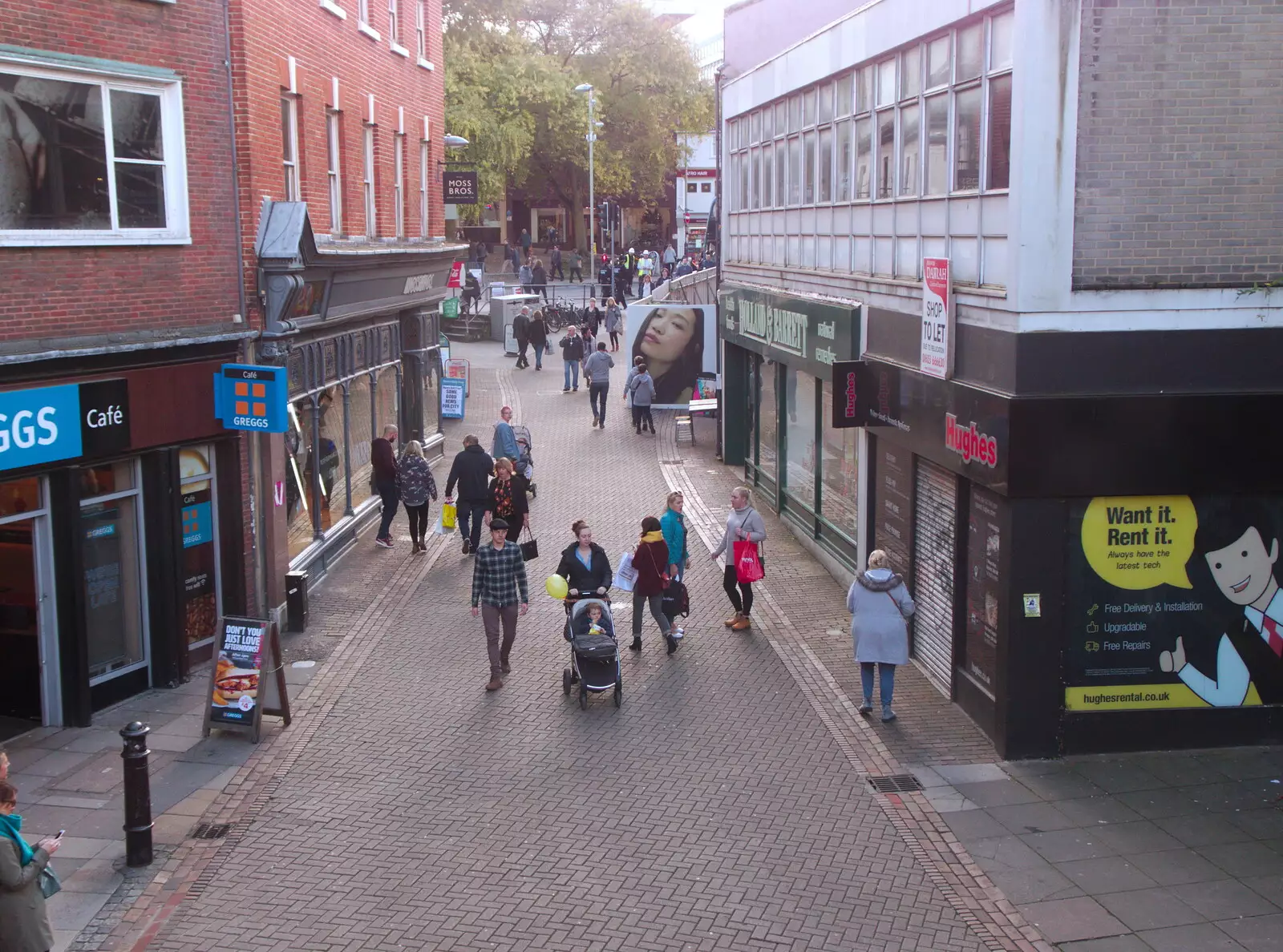 White Lion Street in Norwich, from A Trip up the Big City, Norwich, Norfolk - 18th October 2019