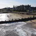 People on the beach at Southwold, A Trip up a Lighthouse, Southwold, Suffolk - 27th October 2019