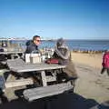 Benches on the beach, A Trip up a Lighthouse, Southwold, Suffolk - 27th October 2019