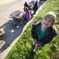 Harry shows off his missing teeth, A Trip up a Lighthouse, Southwold, Suffolk - 27th October 2019