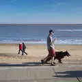 Walking the dog, A Trip up a Lighthouse, Southwold, Suffolk - 27th October 2019