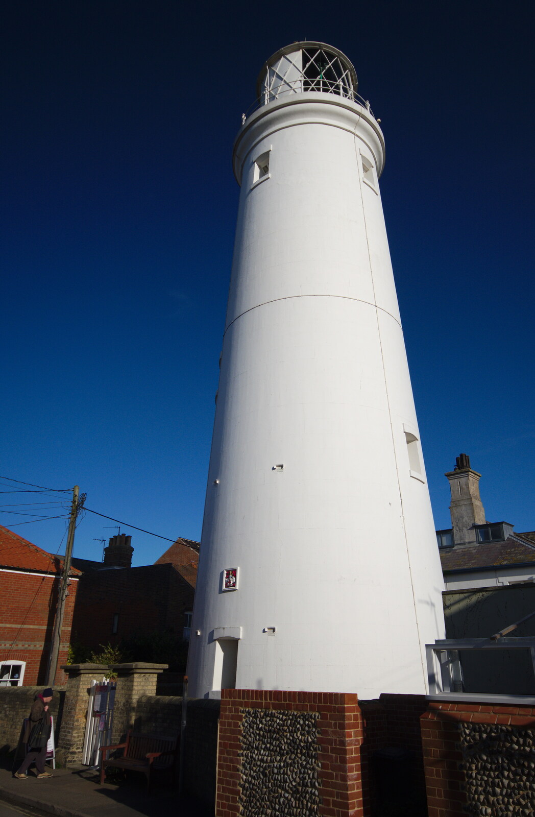 The Southwold lighthouse from A Trip up a Lighthouse, Southwold, Suffolk - 27th October 2019