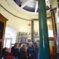 The tour group in the lighthouse, A Trip up a Lighthouse, Southwold, Suffolk - 27th October 2019