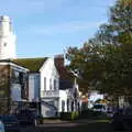 Looking back from outside Adnams' Brewery, A Trip up a Lighthouse, Southwold, Suffolk - 27th October 2019