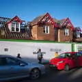 The old hospital is being done up as flats, A Trip up a Lighthouse, Southwold, Suffolk - 27th October 2019