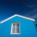 Beach huts: a study in blue, A Trip up a Lighthouse, Southwold, Suffolk - 27th October 2019