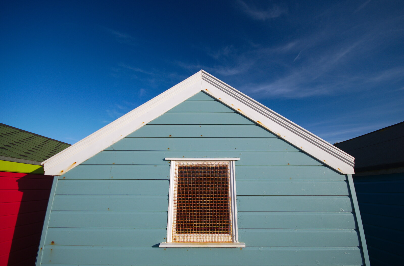 Another Southwold beach hut from A Trip up a Lighthouse, Southwold, Suffolk - 27th October 2019