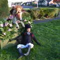 An amusing horse and rider in Halesworth, A Trip up a Lighthouse, Southwold, Suffolk - 27th October 2019