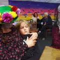 Harry's a bit hesitant, what with all the people, Day of the Dead Party at the Oaksmere, Brome, Suffolk - 2nd November 2019