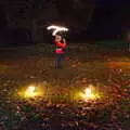 Fire dancing, Day of the Dead Party at the Oaksmere, Brome, Suffolk - 2nd November 2019