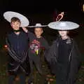 The three amigos, Day of the Dead Party at the Oaksmere, Brome, Suffolk - 2nd November 2019