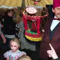 A comedy monkey goes around in a cage, Day of the Dead Party at the Oaksmere, Brome, Suffolk - 2nd November 2019