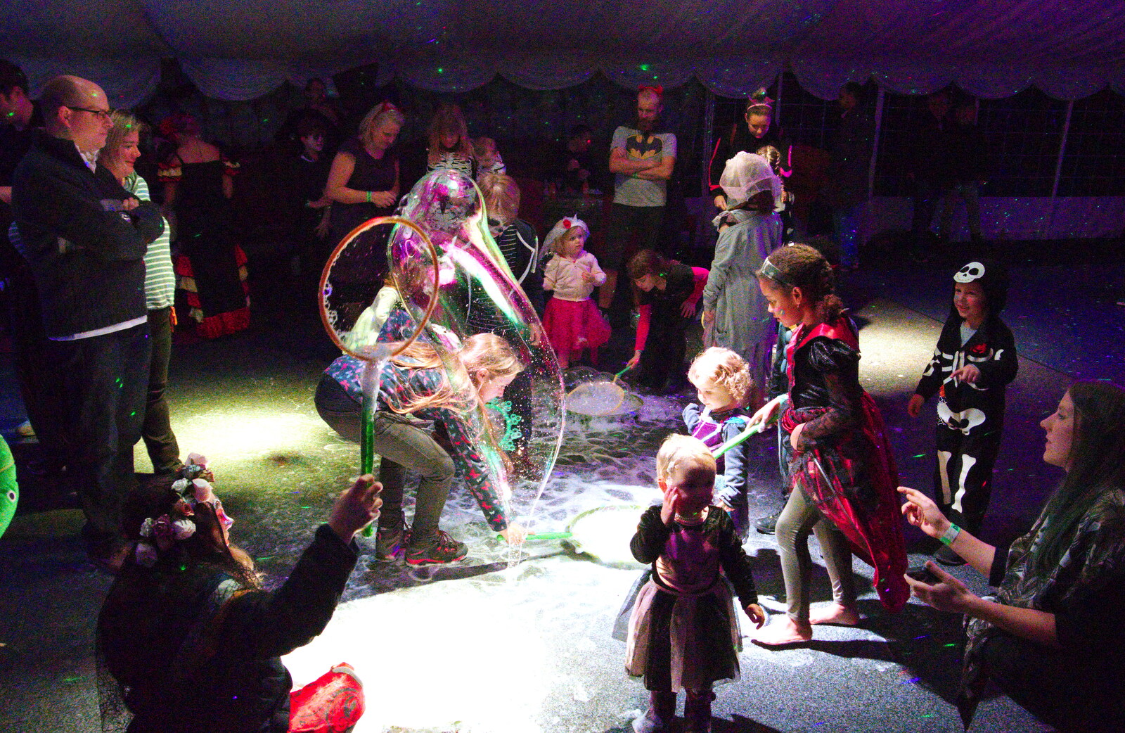 More bubble messing from Day of the Dead Party at the Oaksmere, Brome, Suffolk - 2nd November 2019