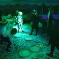 The bubble solution is all over the floor, Day of the Dead Party at the Oaksmere, Brome, Suffolk - 2nd November 2019