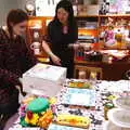 Suzanne gives a big glass cake dome, Day of the Dead Party at the Oaksmere, Brome, Suffolk - 2nd November 2019