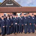 There's a good turnout of USAF aircrew, The GSB at Dickleburgh, and Samia Malik at the Bank, Eye, Suffolk - 11th November 2019