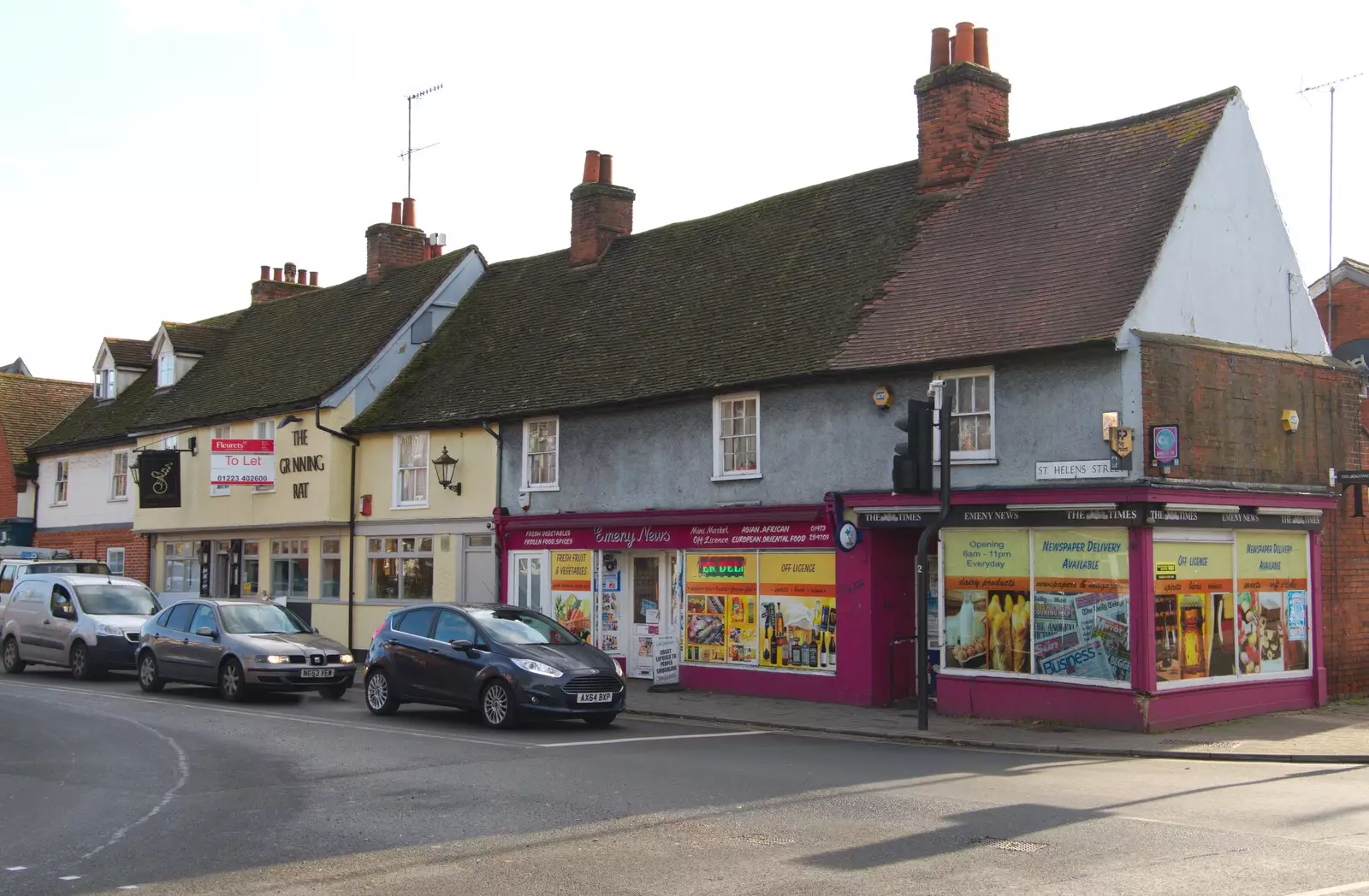 The Grinning Rat, or 'Rinning Grat', has closed, from Exam Day Dereliction, Ipswich, Suffolk - 13th November 2019