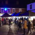 Various stalls are out on Broad Street, Isobel Sings at the Eye Lights, Eye, Suffolk - 28th November 2019